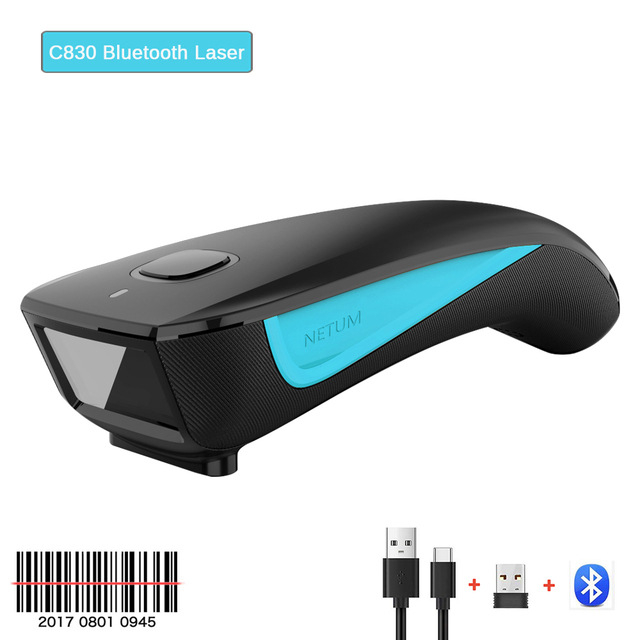 NETUM C750 Bluetooth φορητός 2D σαρωτής γραμμωτών κωδικών με υποστήριξη QR