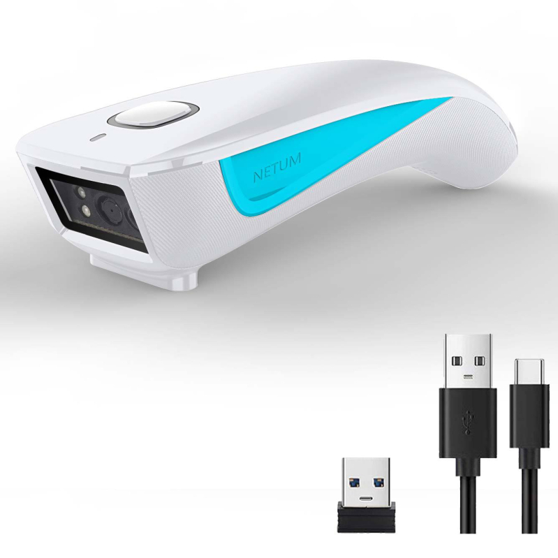 NETUM C750 Bluetooth φορητός 2D σαρωτής γραμμωτών κωδικών με υποστήριξη QR