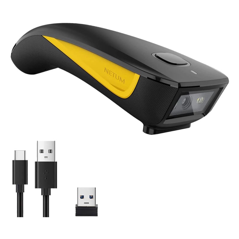 NETUM C750 Bluetooth φορητός 2D σαρωτής γραμμωτών κωδικών με υποστήριξη QR