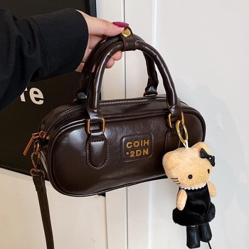 2025 jesen-zima nova korejska nišna retro bowling torba za žene, casual modni model preko ramena i crossbody
