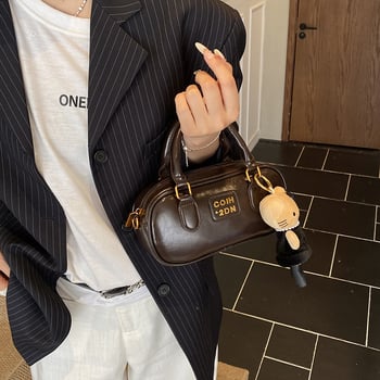 2025 jesen-zima nova korejska nišna retro bowling torba za žene, casual modni model preko ramena i crossbody