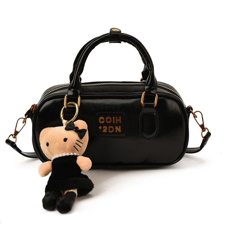 2025 jesen-zima nova korejska nišna retro bowling torba za žene, casual modni model preko ramena i crossbody