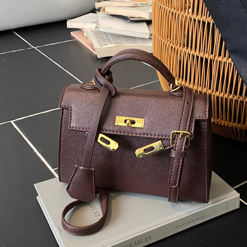 Ženska PU kožna Kelly torba, 2025 jesen-zima, retro stil, crossbody i ručna torba