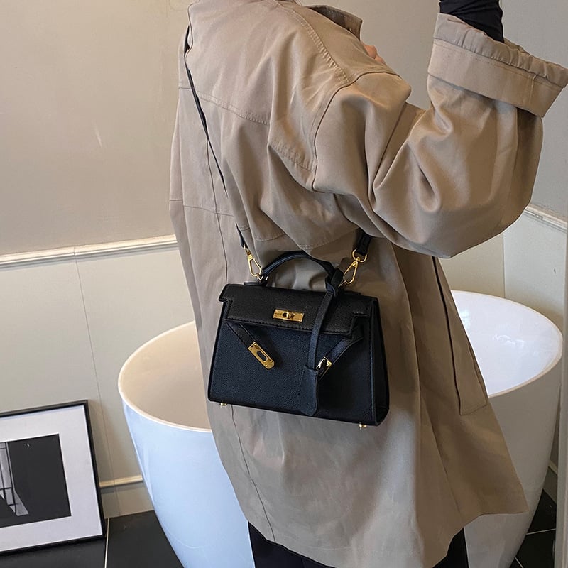 Ženska PU kožna Kelly torba, 2025 jesen-zima, retro stil, crossbody i ručna torba