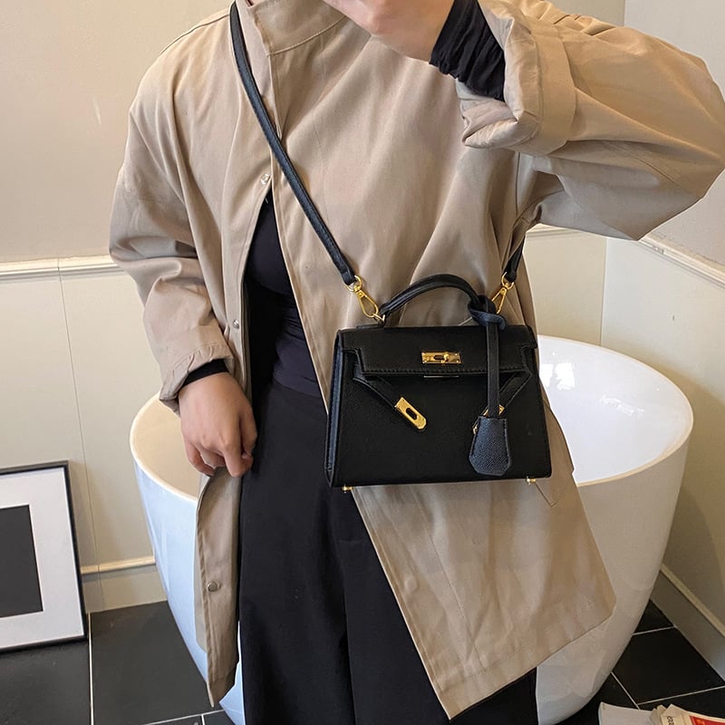 Ženska PU kožna Kelly torba, 2025 jesen-zima, retro stil, crossbody i ručna torba