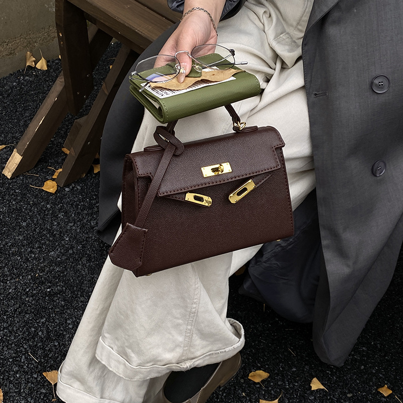Ženska PU kožna Kelly torba, 2025 jesen-zima, retro stil, crossbody i ručna torba