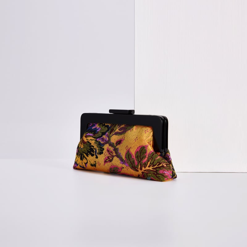 Τσάντα σε κινεζικό εθνικό στυλ με jacquard brocade ύφασμα, μικρή τετράγωνη βραδινή τσάντα-ώμου
