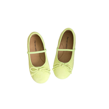 Lányoknak hercegnői balettcipő velúr felülettel, leopard mintával, puha talp, slip-on