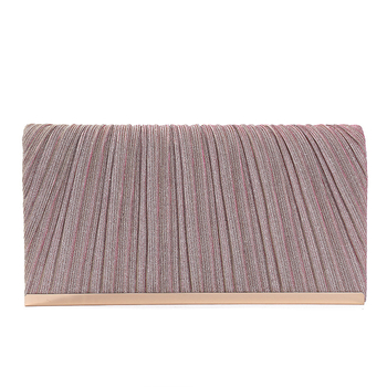 Korejska inspirirana clutch torbica s šljokicama za ljeto - PU koža, pravokutni oblik, ženska večernja torba za zabave i vjenčanja, gradski minimalistički dizajn