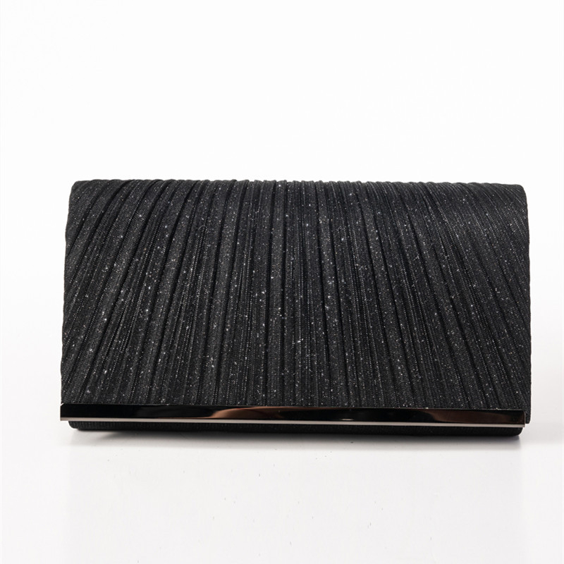 Korejska inspirirana clutch torbica s šljokicama za ljeto - PU koža, pravokutni oblik, ženska večernja torba za zabave i vjenčanja, gradski minimalistički dizajn