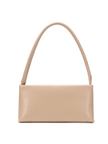 Βιντάζ PU τσάντα μασχάλης με ιμάντα ώμου, crossbody σε στυλ μπαγέτ, μινιμαλιστική υψηλής ποιότητας τσάντα