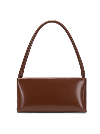 Βιντάζ PU τσάντα μασχάλης με ιμάντα ώμου, crossbody σε στυλ μπαγέτ, μινιμαλιστική υψηλής ποιότητας τσάντα