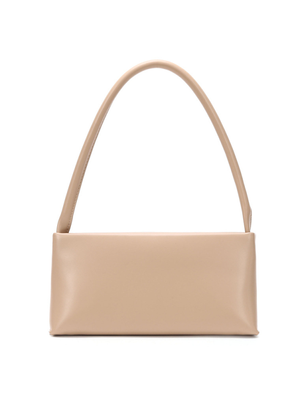 Βιντάζ PU τσάντα μασχάλης με ιμάντα ώμου, crossbody σε στυλ μπαγέτ, μινιμαλιστική υψηλής ποιότητας τσάντα