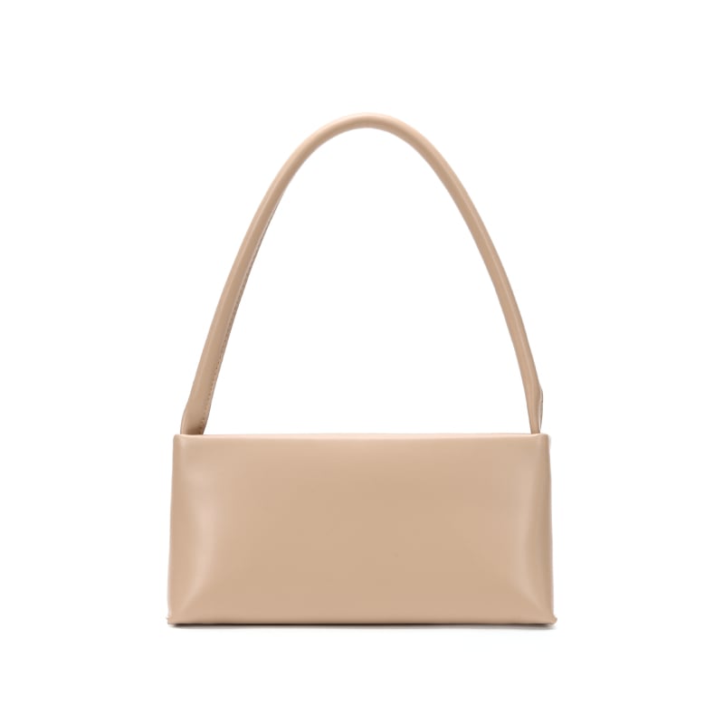 Βιντάζ PU τσάντα μασχάλης με ιμάντα ώμου, crossbody σε στυλ μπαγέτ, μινιμαλιστική υψηλής ποιότητας τσάντα