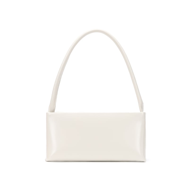Βιντάζ PU τσάντα μασχάλης με ιμάντα ώμου, crossbody σε στυλ μπαγέτ, μινιμαλιστική υψηλής ποιότητας τσάντα