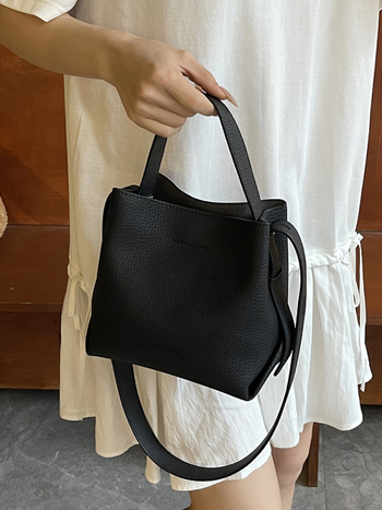 Ženska PU bucket torba, mala crossbody torba, proljeće 2025, gradski stil
