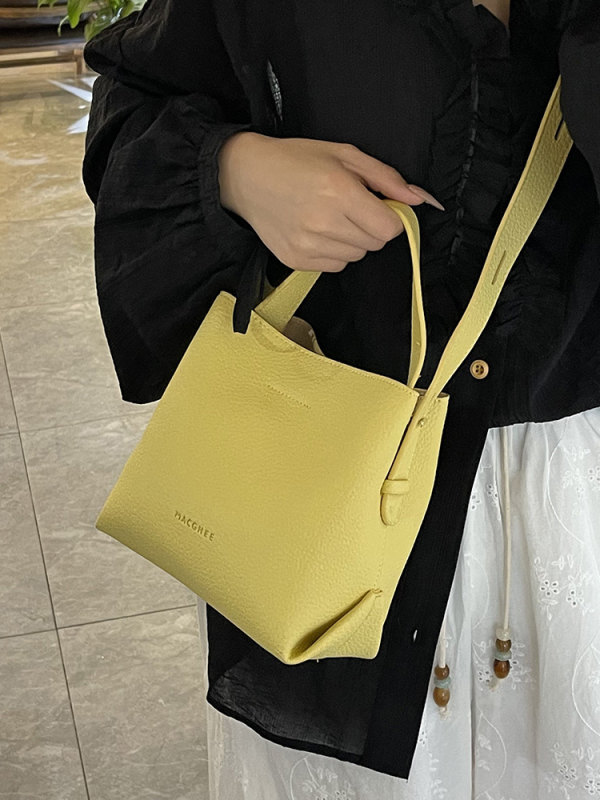 Ženska PU bucket torba, mala crossbody torba, proljeće 2025, gradski stil