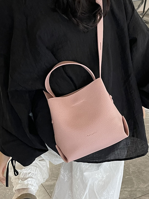 Ženska PU bucket torba, mala crossbody torba, proljeće 2025, gradski stil