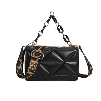 Ženska mala kvadratna PU kožna crossbody torbica, gradski street style, jesen 2023