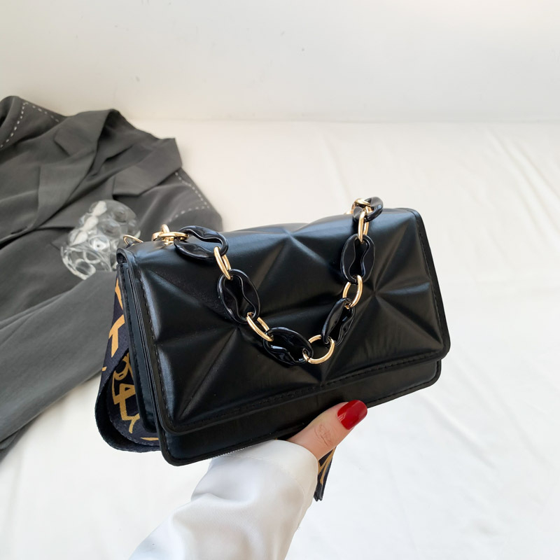 Ženska mala kvadratna PU kožna crossbody torbica, gradski street style, jesen 2023