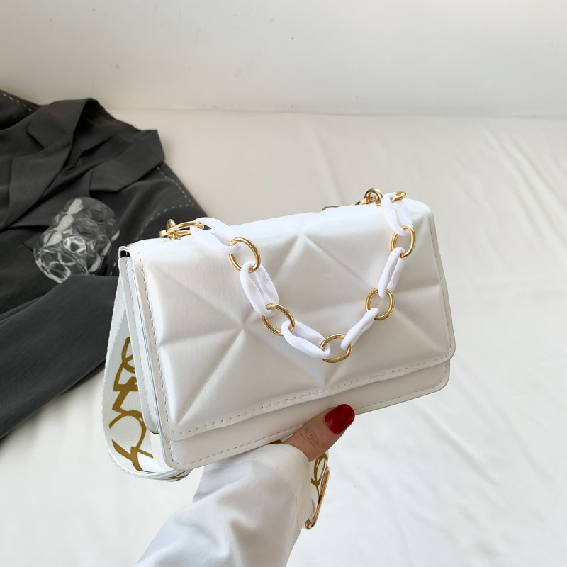 Ženska mala kvadratna PU kožna crossbody torbica, gradski street style, jesen 2023