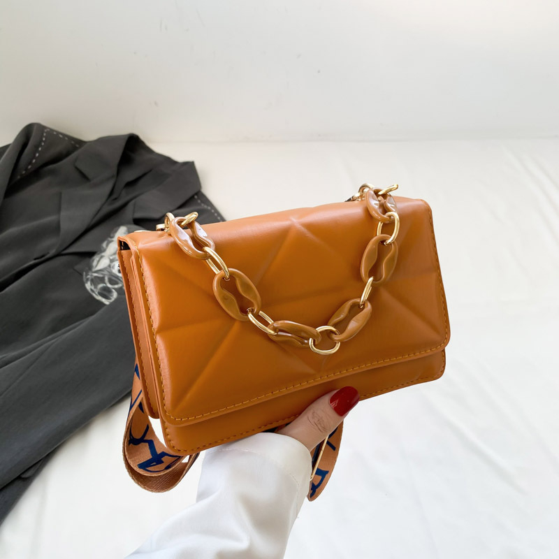 Ženska mala kvadratna PU kožna crossbody torbica, gradski street style, jesen 2023