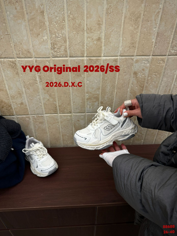 Dječje tenisice s mrežastim gornjim dijelom, lagane i prozračne, unisex, bijele, s Velcro zatvaračem, ljeto/proljet/jesen 2026