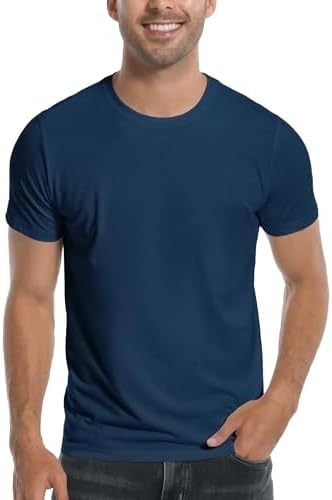 Ανδρικό βαμβακερό T‑shirt, εξαιρετικά απαλό μονόχρωμο, εκτύπωση με γράμματα, μακρύ μανίκι, χαλαρή γραμμή, Κορεάτικο στυλ