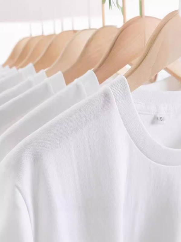 Unisex 220 g teški pamuk s dugim rukavima, okrugli izrez, osnovni sloj, jednobojna