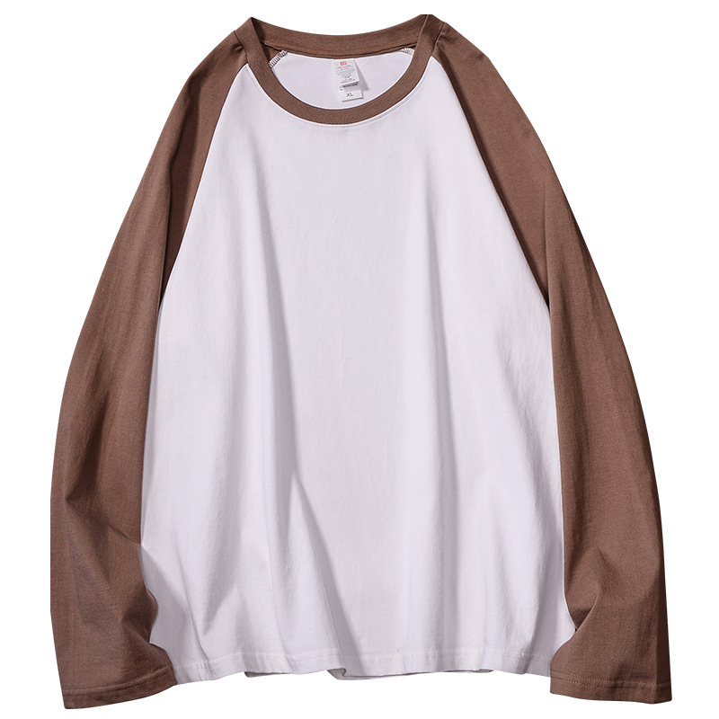 Muška majica s raglan rukavima, 240 g guste pamuka – streetwear hip-hop s blokovima boja