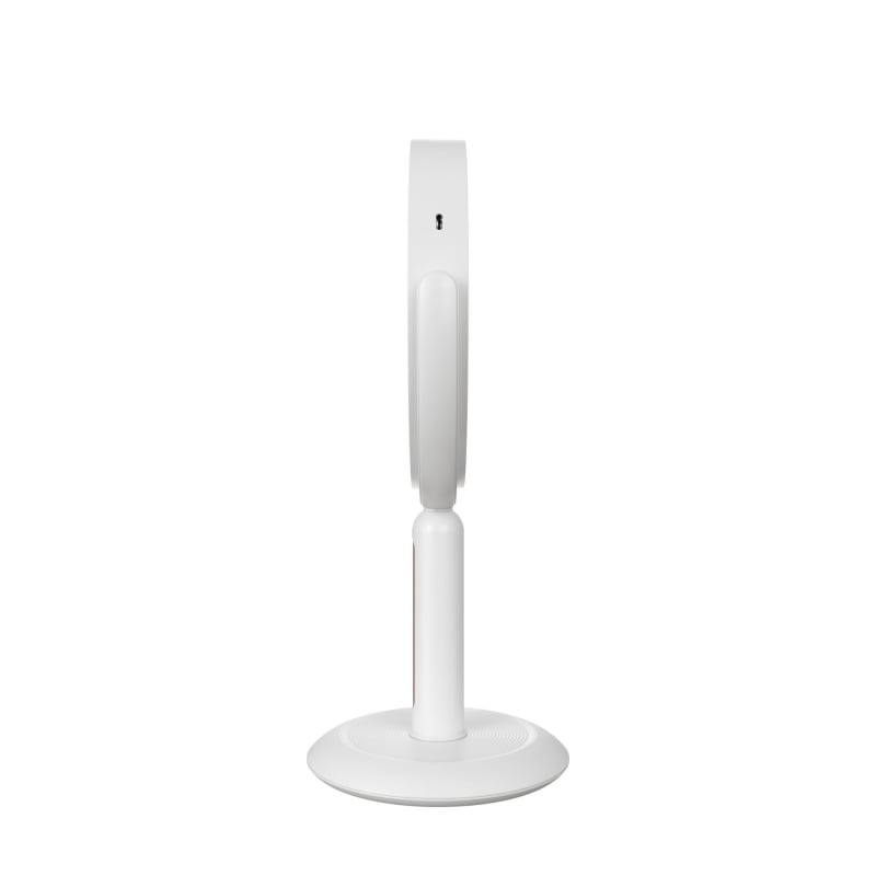 Asztali LED sminktükör, 10X/12X nagyítás, kétoldalas, kör alakú, forgatható