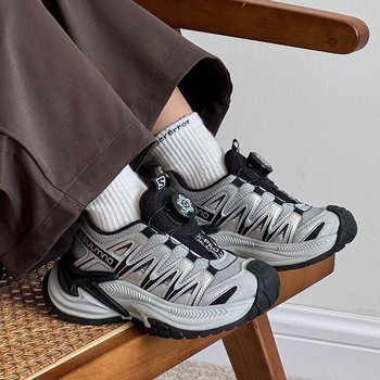 Dječje sportske tenisice 2025. jesensko-zimske, unisex dad shoes, prozračne, protuklizne, s rotirajućim zatvaračem za obuvanje