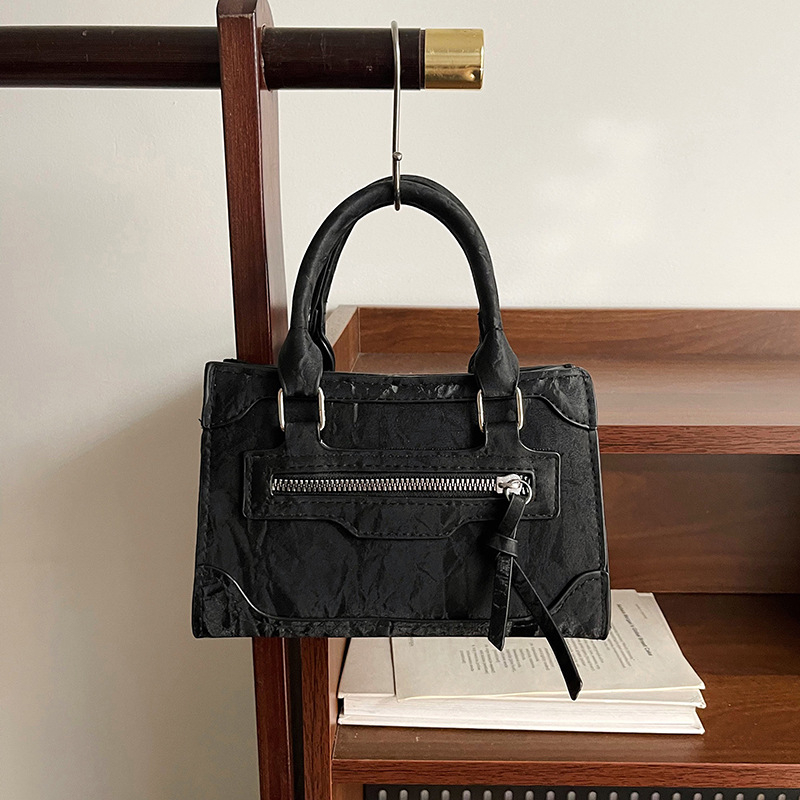 Damska PU torbica, 2025 novi model, uzorak munje, crossbody torba, kompaktni kvadratni oblik