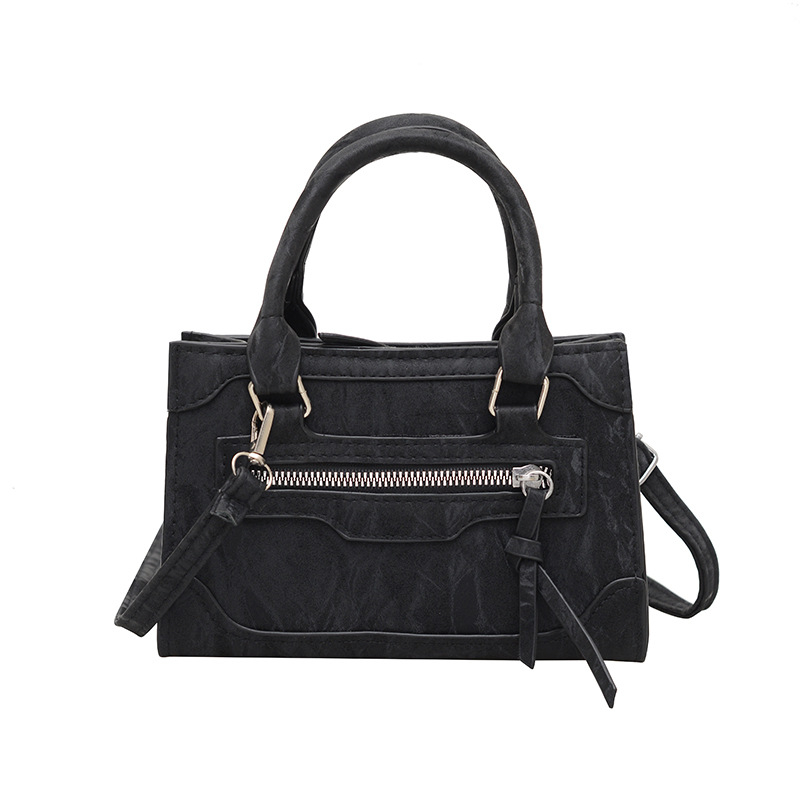 Damska PU torbica, 2025 novi model, uzorak munje, crossbody torba, kompaktni kvadratni oblik