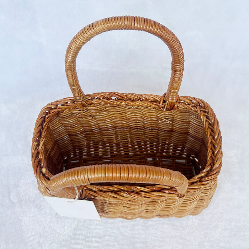 Mooncake košara s pletenjem od raffije, svježa skladišna košara, bambus košara za zongzi, darovna košara, japanski stil raffija, ručna nosivost
