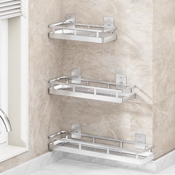 K-513 304 nerđajući čelik kuhinjski zidni stalak za začine, bez bušenja