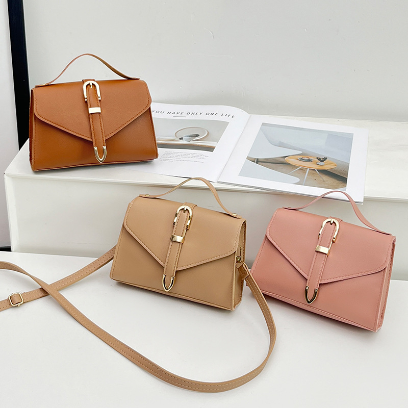 Ženska casual crossbody torba, jednobojna mini kvadratna torba, proljeće 2025