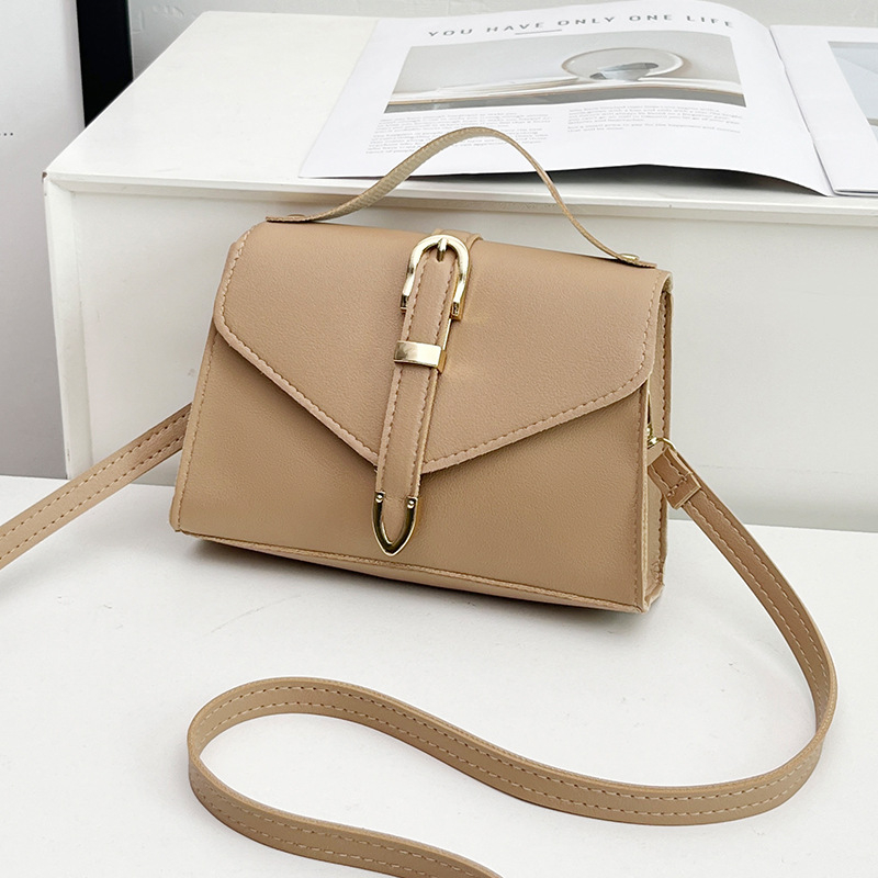 Ženska casual crossbody torba, jednobojna mini kvadratna torba, proljeće 2025