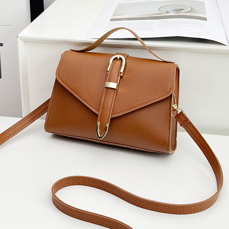 Ženska casual crossbody torba, jednobojna mini kvadratna torba, proljeće 2025