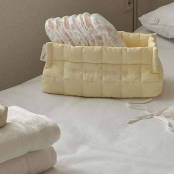 IN stil košara za skladištenje za majku i dijete, četvrtasti quiltani koš za igračke i potrepštine djeteta