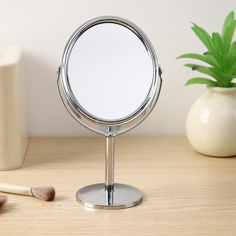 Asztali sminktükör, forgatható nagyító, kétoldalas, otthoni használatra