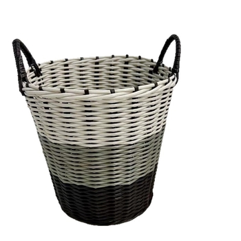 Ekstra-veliki koš za prljavu odjeću, koš od plastičnog ratana, pleteni koš za rublje i igračke