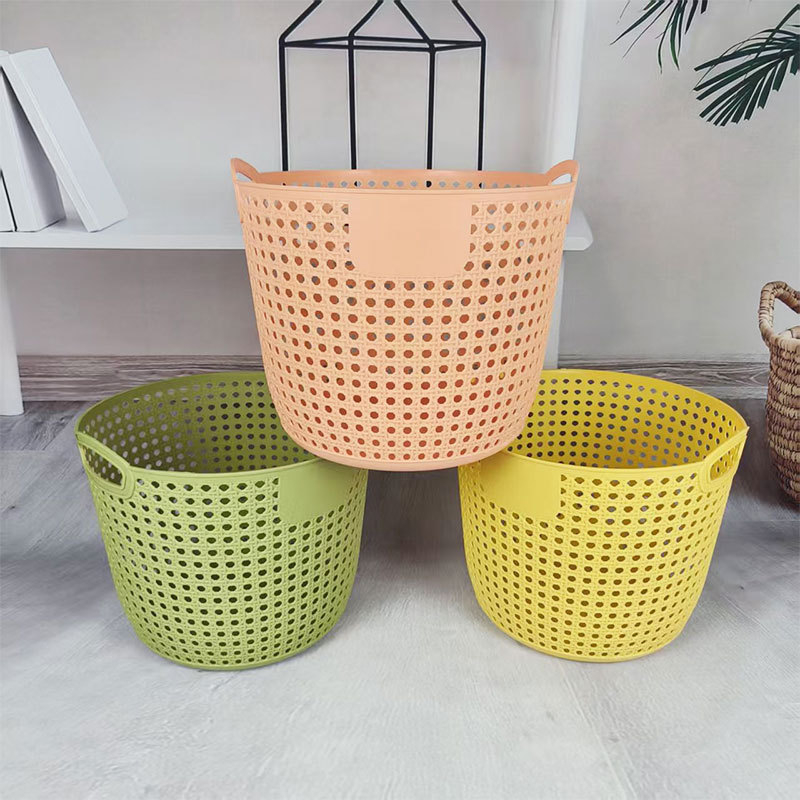 Coș mare de rufe murdare din plastic pentru baie