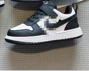 Dječje tenisice Panda, crno-bijele, niskog profila, prozračne mekane potplata, protuklizne