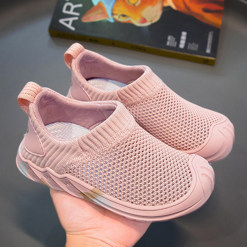 Dječje ljetne tenisice za djevojčice s prozračnom mrežicom, slip-on, mekana podstava