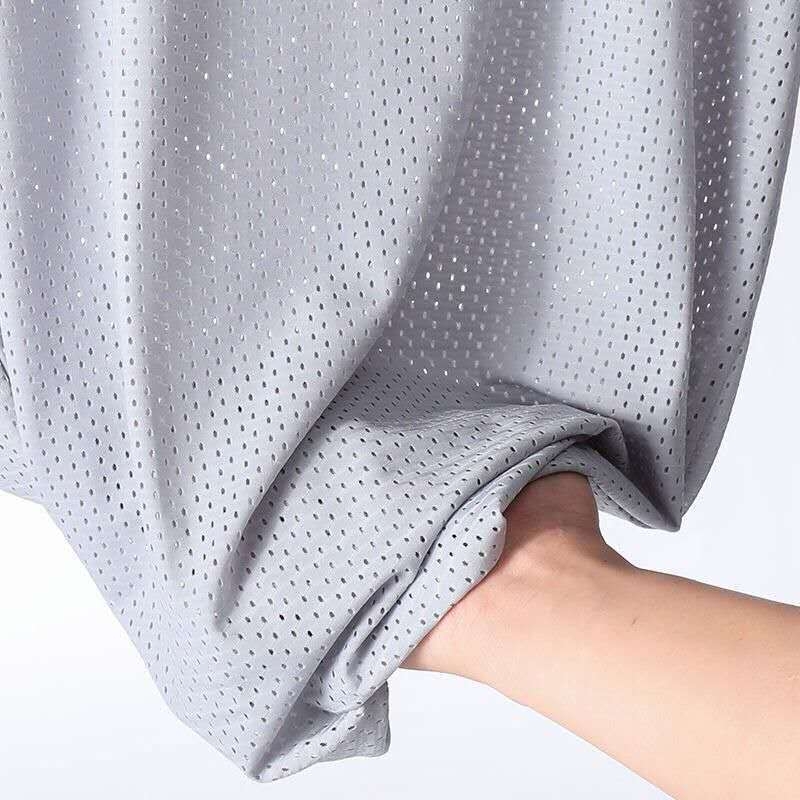 Muški T-shirt od Ice Silk mrežaste tkanine, kratki rukavi, brzo sušenje, širok kroj, sportska baza