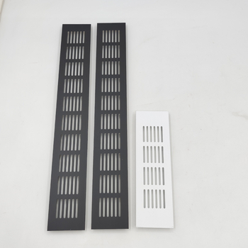 Pravokutni aluminijski otvor za ventilaciju ormara s prozračnom mrežom