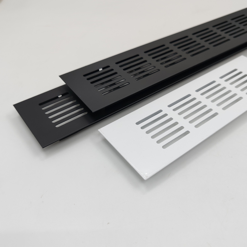 Pravokutni aluminijski otvor za ventilaciju ormara s prozračnom mrežom