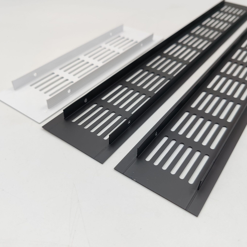 Pravokutni aluminijski otvor za ventilaciju ormara s prozračnom mrežom