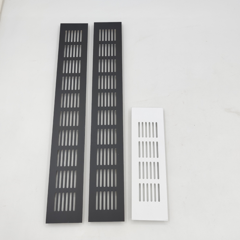 Pravokutni aluminijski otvor za ventilaciju ormara s prozračnom mrežom